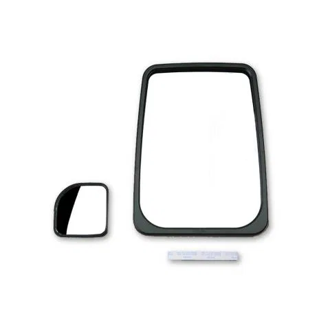 709407 – VELVAC Exterior Mirror Glass, Flat Glass Standard Head 8 Inch x 10-5/8 Inch Manual Without Heated Glass With...